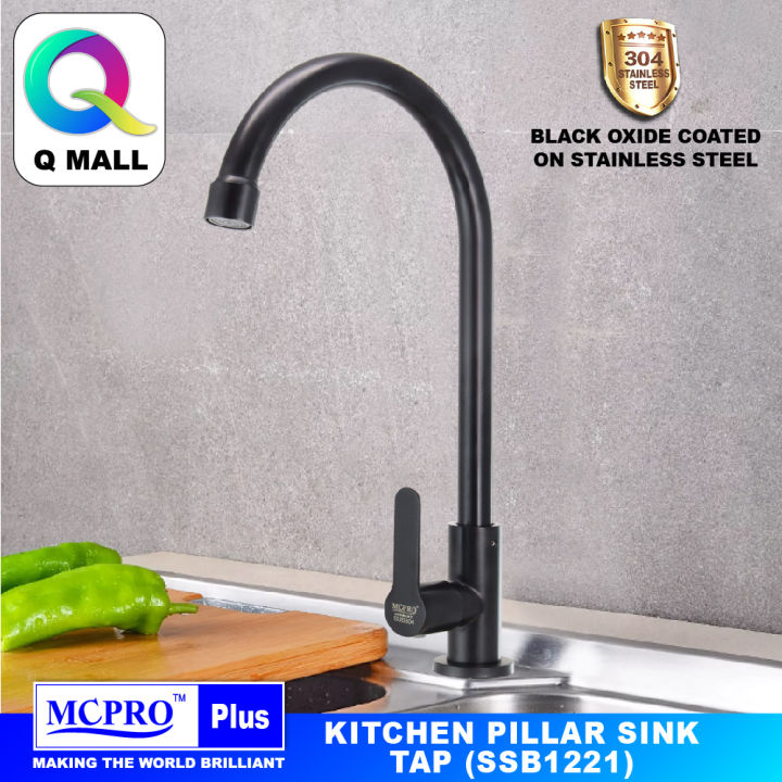 MCPRO PLUS SUS304 Black Oxide Coated On Stainless Steel Kitchen Faucet ...