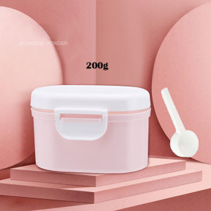 Baby Milk Powder Storage Container Feeding Case Box BPA free Portable Airtight Milk Powder Box Food Storage Box Non-Leakage