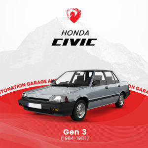 Autonation Garage - Cover Mobil Honda Civic Silverling