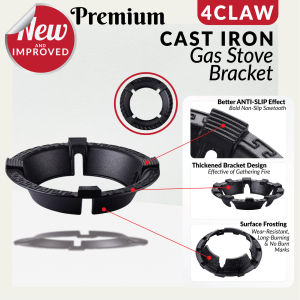 1300G Windproof Gas Stove Bracket Pot Holder Gather Fire Ring Reducer Cast Iron Energy Saving Pot Holder 4 / 5 Opening