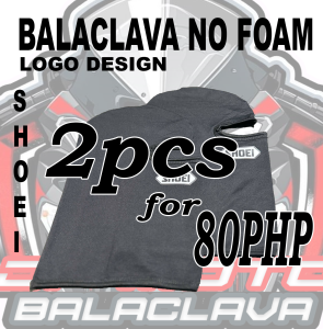 SHOE I Balaclava Logo Design No foam Motorcycle Helmet Cover Full Face