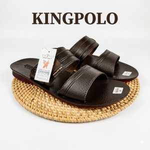 KINGPOLO Sandal Pria Slop Anti Slip Insole Karet Lentur Tidak Licin Size 38-43 Sendal Cowok Kekinian
