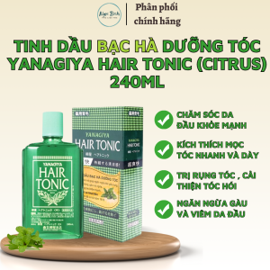 Tinh dầu Bưởi và bạc hà dưỡng tóc Yanagiya Hair Tonic  Chính hãng - 240ml