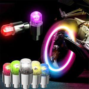 Ranpo 4 Colors Bicycle Car Wheel Valve Waterproof LED Neon Light/ Cool Style Motion Sensing Night Glowing Tire Lamp/ Motorcycle Bike Bulb Accessories