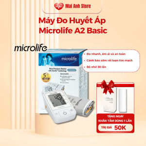 Máy Đo Huyết Áp Bắp Tay MICROLIFE BP A2 BASIC Dễ Sử Dụng Bảo Hành 5 Năm Chính Hãng