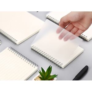 A5 B5 Sprial Notebook PP Ring Note Book Grid Lined Note book 80 Pages Sprial Note book