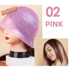Salon Dye Silicone Cap Hair Barber Coloring Highlighting Dyeing Hat Reusable Fashion Hair Style Salon Tools