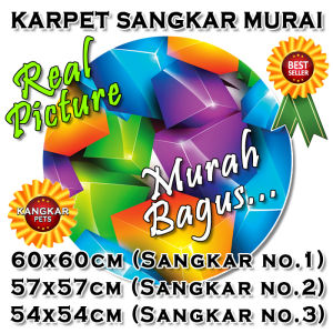Karpet Sangkar Murai No 1 / 2 / 3 Motif 3D - Murah - Bagus