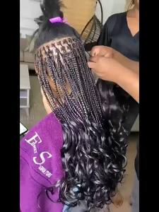 French Curls 28 Inch Synthetic Braiding Hair Extensions Silky Spanish French Pony Spiral Braid Hairpieces | Rambut Palsu Kerinting Wanita Bergaya Murah Spiral Halus French Curls 28 Inch Terlaris