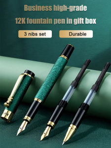 3 Piece Set Student Fountain Pen Adult Forever Character Practice Ballpoint Pen Calligraphy Gift Set 钢笔套装