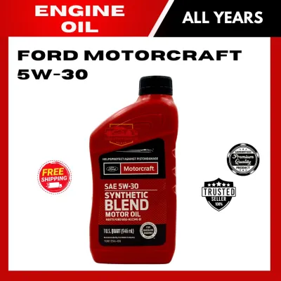 ON SALE! FORD MOTORCRAFT 5W-30 SYNTHETIC BLEND MOTOR OIL ENGINE OIL 946ML / car parts stuff car accessories motor upgrades engine parts rides