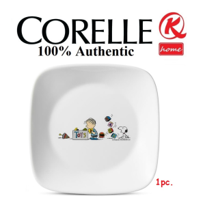 CORELLE Square Bread & Butter Plate 16.6cm (1pc.) Snoopy The Home