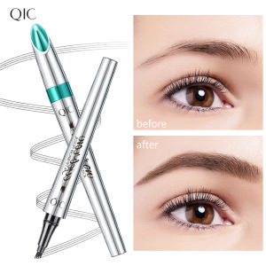5 Colors 1PC 4 Split Tip Eyebrow Pen Waterproof Sweatproof Long Lasting Liquid Brow Pen Natural Wild Tattoo Eyebrow Makeup