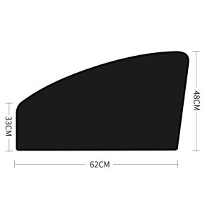 Full Blackout Black Glue Cloth Magnetic Car Side Window Sunshade Cover Multifunctional Portable Automotive Interior Simple Sun Protection Car Curtain