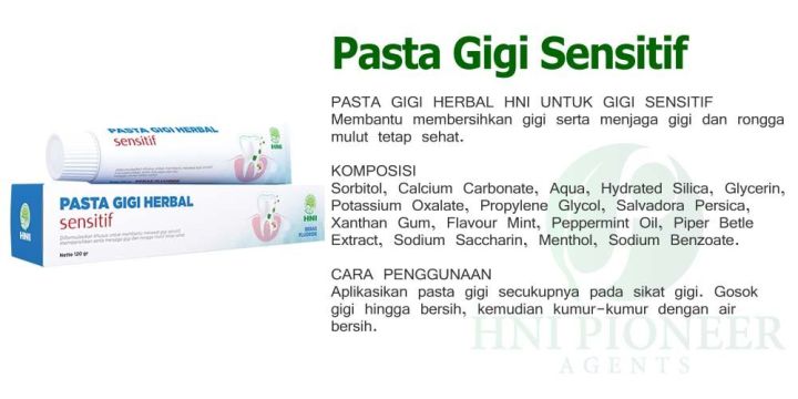 PASTA GIGI HERBA SENSITIF - Pasta Gigi Herbal