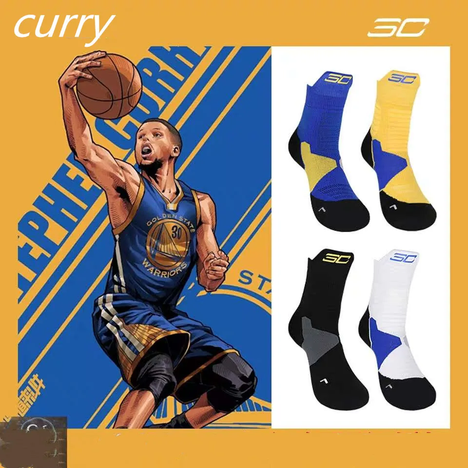 Stephen Curry Elite Socks basketball socks For NBA Players cotton