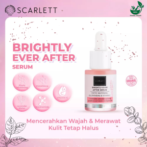 Scarlett Terlaris Trending 2 Botol Whitening Brightly Ever After Face Serum || Serum Wajah Terlaris