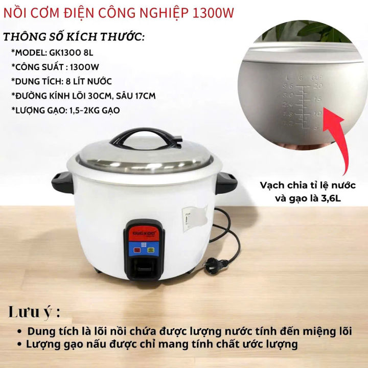 Nồi cơm điện to dung tích 8L Cuc koo Bền Dày Nấu Cơm Ngon BH 12 Tháng ...