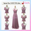 Infinity Dress With Tube Floor Length | Free Size Cotton Spandex. 
