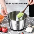 [Mới] máy xay thịt đa năng cối inox Mishio MK157 1.8L Công suất 300W- ,Máy xay đa năng ăn dặm cho bé Dung tích 2L, 4 Lưỡi dao bằng thép, Máy xay sinh tố, máy xay ăn, cối xay, máy xay tỏi ớt dặm( HÀNG CHÍNH HÃNG )  - Bảo Hành 1 năm. 