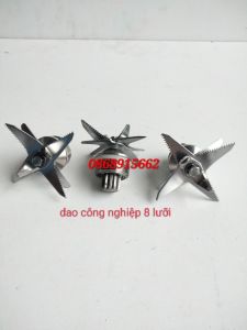 Cụm dao 8 lưỡi thép không gỉ máy xay sinh tố công nghiệp lắp cốc 2 lít