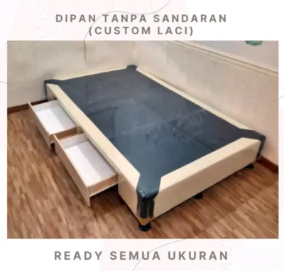 Divan Box Laci Tanpa Sandaran Kepala