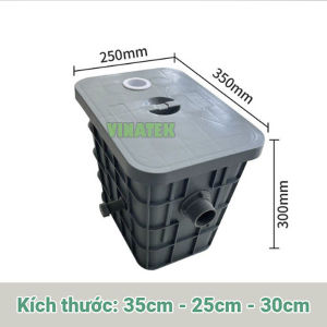 Bể Tách Dầu Mỡ Bẫy Mỡ Thông Minh HDPE Cho Gia Đình Quán ăn Nhà Hàng 20 Lít