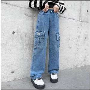 Celana Jeans import Anak Perempuan Usia 6-11 tahun celana panjang jeans import celana kargo
