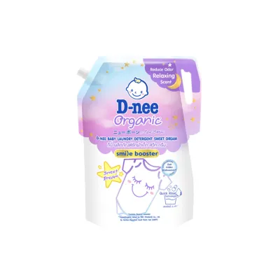 ดีนี่ ผลิตภัณฑ์ซักผ้าเด็ก สูตรอ่อนโยน ออร์แกนิค 3600 มล. D-nee Baby Liquid Detergent Organic 3600 ml