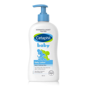 Cetaphil Baby Daily Lotion 400ML Moisturize Protect Soothe Delicate Baby Skin Mild Gentle Formula For Newborn Daily Skin Care