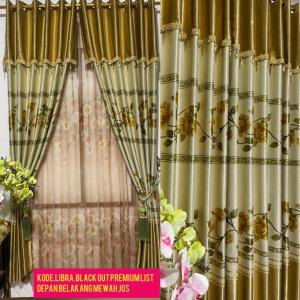 Gorden pintu/ Gorden jendela/ Gorden Smokring/ Gorden poni /gorden import Blackout Mewah Import