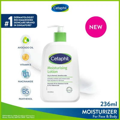 Cetaphil Moisturizing Lotion 236ml Face & Body Moisturizer for All Skin Types Sensitive Skin Fragrance-Free