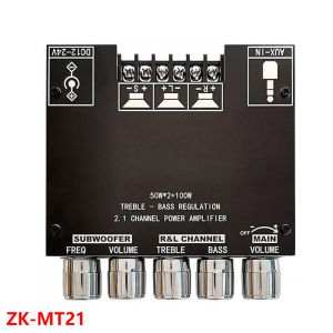 【COD】ZK-HT21/ZK-TB21/ZK-MT21/ZK-NEW 502MT 2.1-channel Stereo Bluetooth 5.0 Digital Power Amplifier Module Digital Power Amplifier power mixer mixer audio system Video