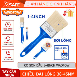 Cọ sơn dầu WADFOW chiều rộng 1-4inch(25-100mm) dùng cho sơn dầu tay cầm bằng nhựa thiết kế độc đáochính hãng
