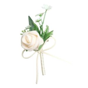 Handmade Corsage Artificial Floral Boutonnieres for Bridesmaids and Groomsmen Wedding Prom Party Decorations