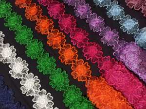 Renda Bordir Roll Cataleya