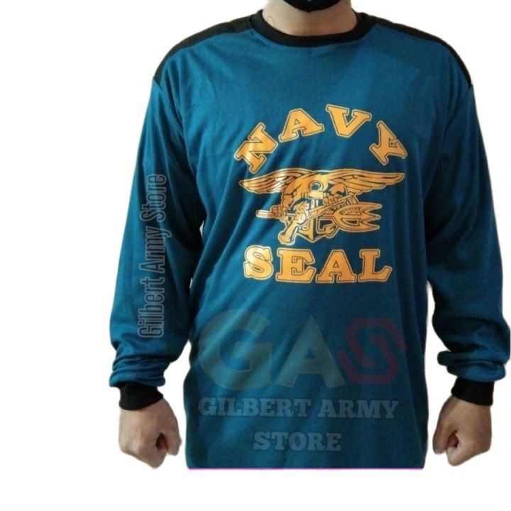 GILBERT ARMY STORE-Kaos Panjang Navy Seal-Kaos Pria Distro Army