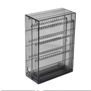FFBH Large Capacity Jewelry Storage Dustproof Multi-layer Jewelry Display Stand Transparent elegant Earring Organizer Countertop R6P8Q