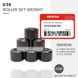 K36 ROLLER SET VARIO 125 LED NEW / VARIO 150 LED NEW / ROLLER STANDAR HONDA ALL NEW VARIO / ROLLER CVT PCX 150 / PCX 160 / PEMBERAT / ROLLER / CVT