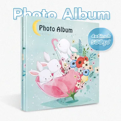 อัลบั้มใส่รูปภาพ(500รูป) 6นิ้ว เก็บความทรงจำ ลายน่ารัก มีหลายลายให้เลือก
