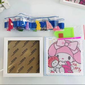 Mainan Diy Diamond Painting Edukasi Bingkai Lukisan 5D DIY Diamond Painting Full Drill