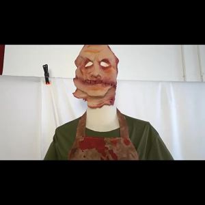 Halloween cos Trang phục thợ mổ máu trang phục đầu bếp zombie phong cách Âu Mỹ mẫu nam cosplay Trang phục biểu diễn sân khấu