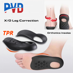 PVD 1Pair Orthopedic Insoles XO-Legs Orthotics Flat Foot Health Sole Pad For Shoes Insert Arch Support Pad For Plantar Fasciitis Feet Care