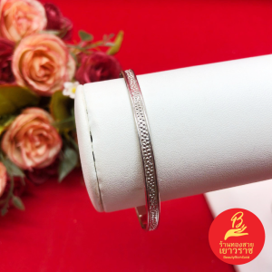 กำไล C โรเดียม ฟรีไซส์ ชุบโรเดียม แฟชั่น ปรับขนาดได้ ใส่ได้ทุกโอกาส ใส่อาบน้ำได้ รูปถ่ายจากสินค้าจริง