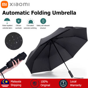 Xiaomi UV Umbrella Automatic Windproof Auto Umbrella Foldable UV 99% Block with Black Layer for Men Women Sunshade Rainproof Anti-UV 雨伞太阳伞