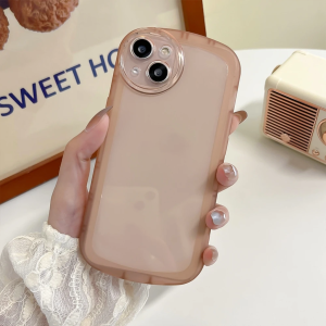 Case Pelindung Lensa Untuk OPPO A96 A95 A12 A15 A5s A7 A16 A54 A76 A74 A15s A53 2020 A3s A9 A5 2020 Bentuk Oval Warna Macaron Casing TPU  Transparan Macaron - Casing  - Case Hp   - Pelindung Camera