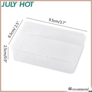 [JULYHOT] New Transparent Plastic Storage Box Photocards Small Card Storage Box Desk Organizer Box Classification Box Stationery