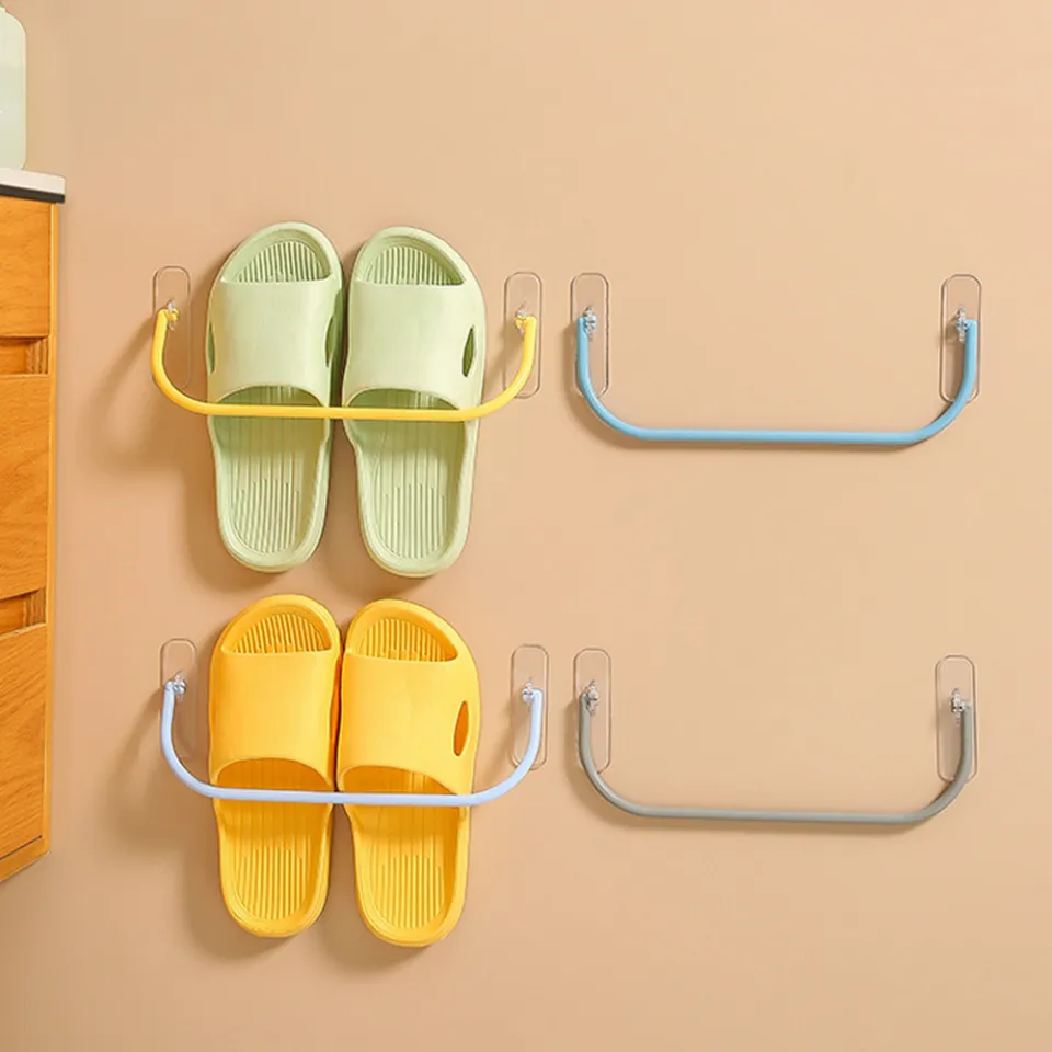 YESPERY Wall Mounted Slipper Rack Bathroom Shoes Hanger Slippers - Main Image