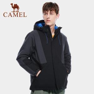 Cameljeans Mens Jacket Winter Color Matching Tide Brand Outdoor Jacket Men Windproof Waterproof Thick Mountaineering Clothing