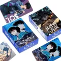 30Pcs/Set Japan Anime Solo Leveling Na Honjaman Level Up Double Sided Printing Card Sung Jin Woo Jin U Seong Cha Hae In Cards for Gift and collection. 